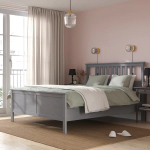 Каркас кровати - IKEA HEMNES, 200х140 см, серый, ХЕМНЕС ИКЕА