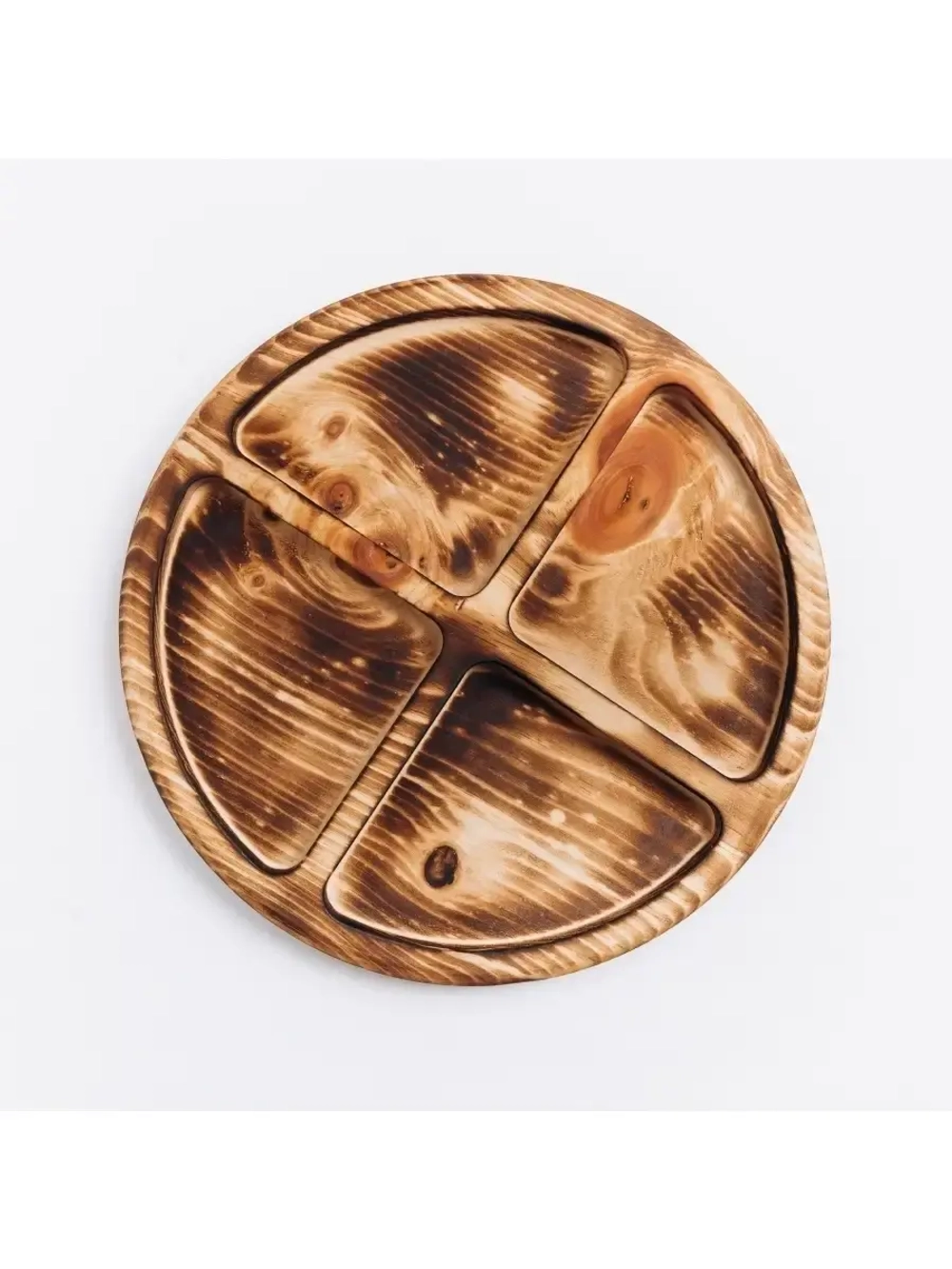 Менажница из кедра для подачи блюд