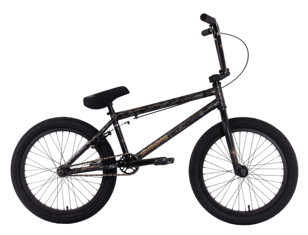 Велосипед BMX Tech Team Grasshopper 20"х20,8"  2024 черный