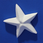 Объёмная морская звезда из пенопласта
