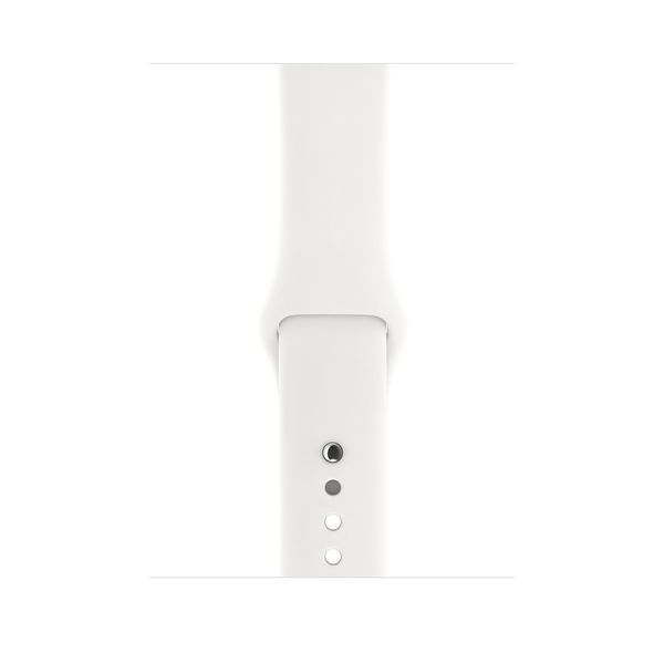 Apple Watch Series 3 42mm (Silver Aluminum Case with White Sport Band/ Серебристый Белый)