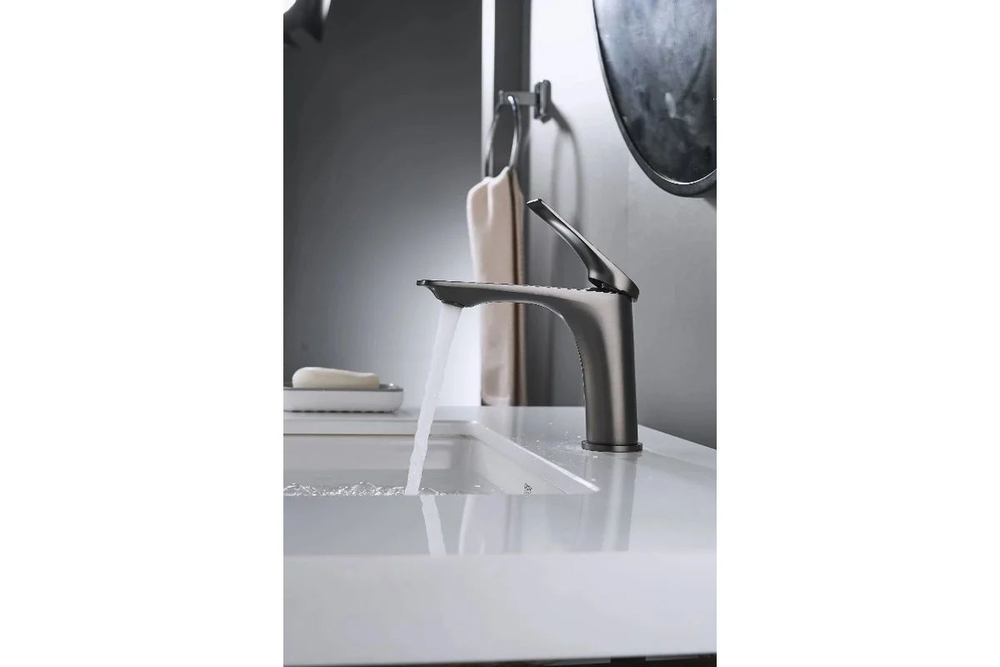 Смеситель для раковины, гайка, оружейная сталь, S9101Т, SHEVANIK