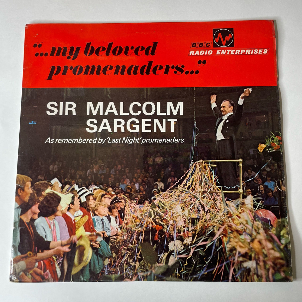 Винтажная виниловая пластинка LP Sir Malcolm Sargent My Beloved Promenaders (Англия 1968) Stand Up Комик Из Прошлого