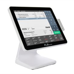 Сенсорный моноблок POScenter POS101 Pro (15", PCAP, N100, RAM 8Gb, SSD M2 256Gb, MSR) БЕЛЫЙ, без ОС