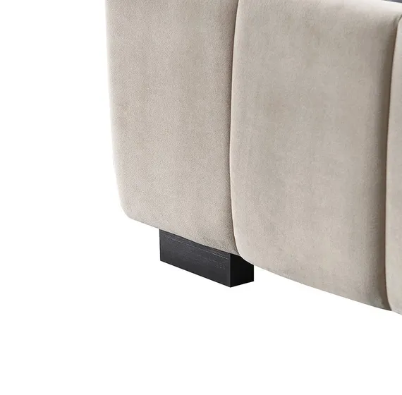 Кровать Lenia 140x200 см, бежевая