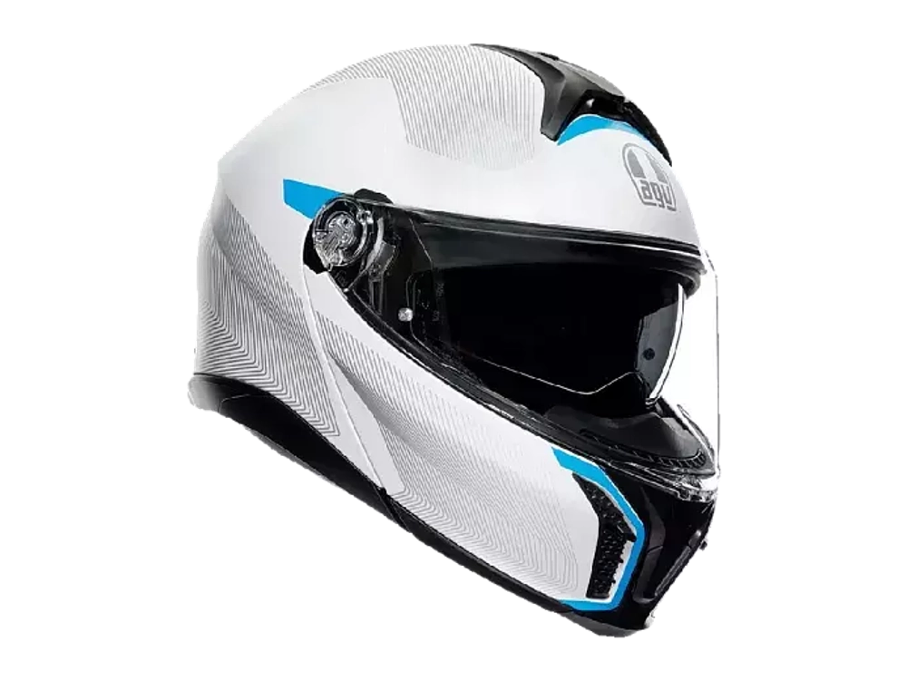 AGV TOURMODULAR FREQUENCY LIGHT GREY/BLUE