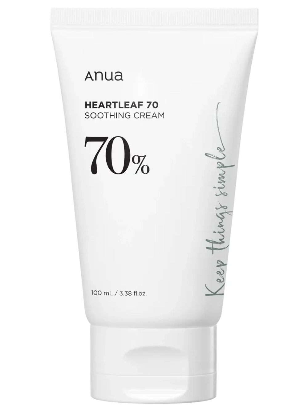 Anua Успокаивающий крем с экстрактом хауттюйнии Heartleaf 70% Soothing Cream 100 мл