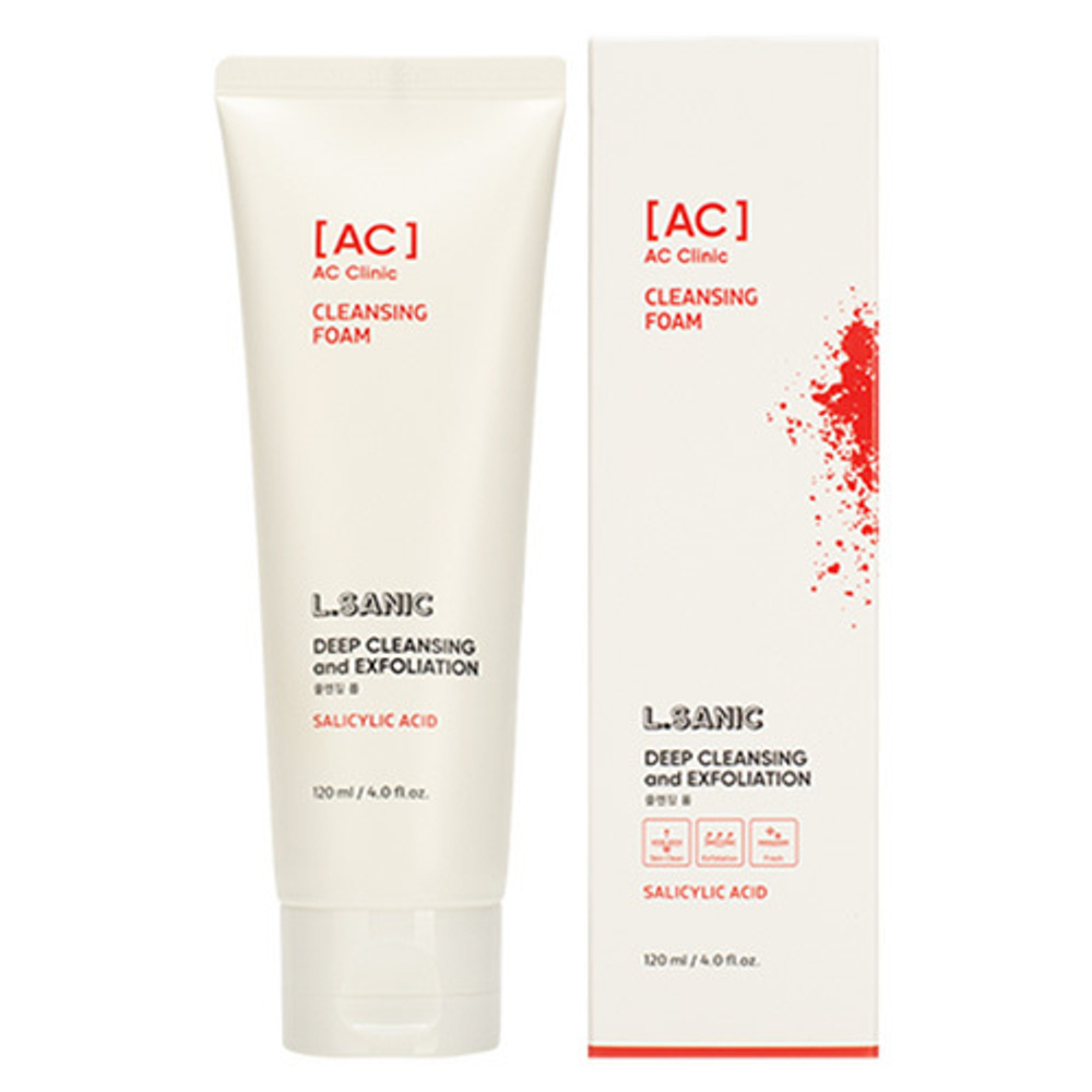 Пенка для умывания для проблемной кожи L.Sanic AC Clinic Cleansing Foam 120мл