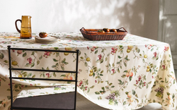 Zara Home скатерть из хлопка, цветочный мотив, 250 150 см · 4212/021