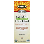 Flora, Udo's Choice, сертифицированная органическая смесь Udo's Oil с высоким содержанием лигнана 3, 6, 9, 500 мл (17 жидк. унций)
