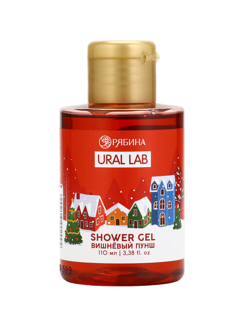 Гель для душа вишневый пунш URAL LAB, 110 мл