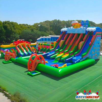 Взрослая водная горка «Радужный Остров», 20×15×9 м