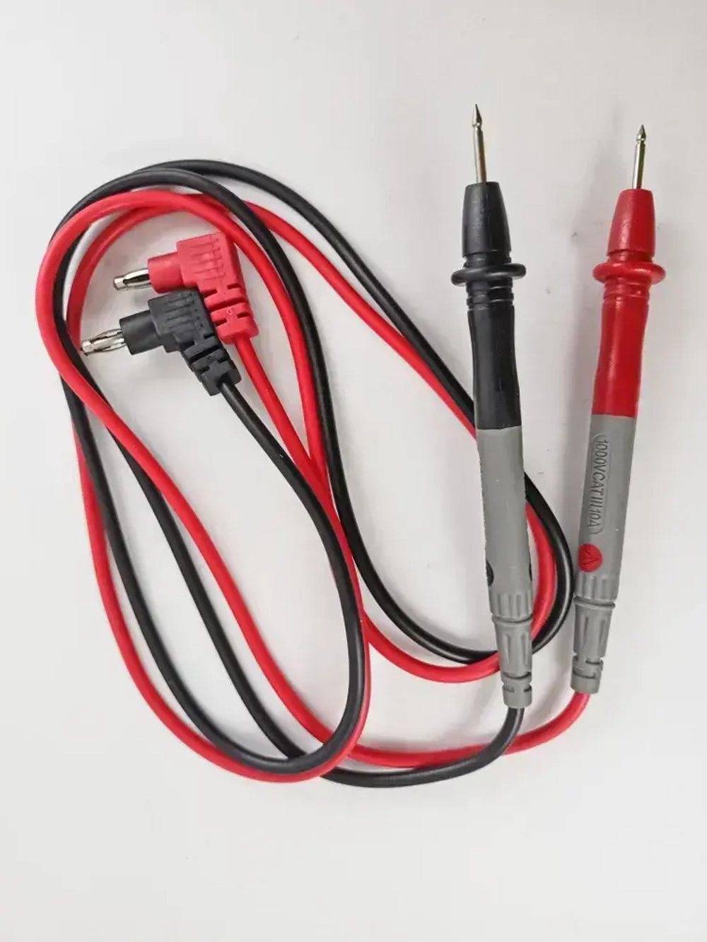 А801 Щупы 0,92м для мультиметра(тестера), штеккера угловые открытые