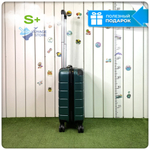 Маленький чемодан LUIYDA, Темно-зеленый, S+