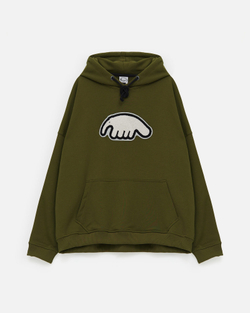 Толстовка Anteater Hoodie Haki White Logo