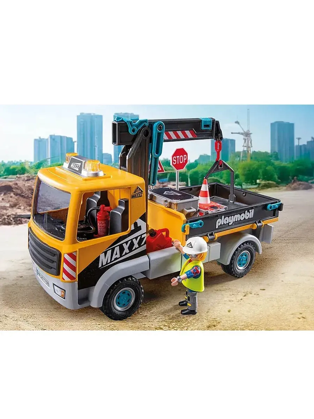 Набор Строительный грузовик с краном Playmobil 71750