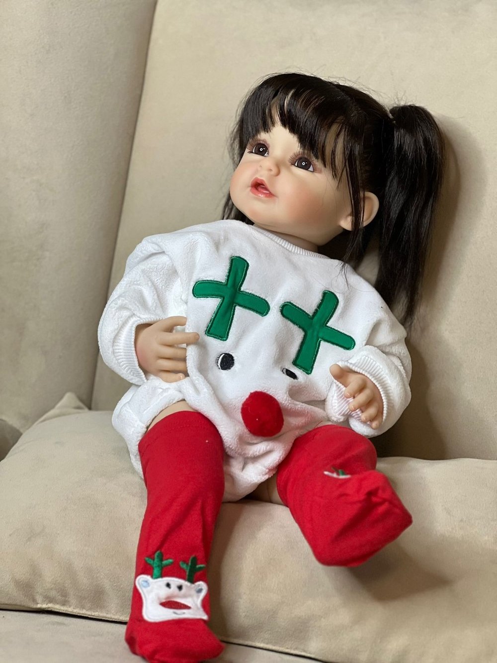 Кукла Реборн виниловая 55см в пакете (FA-310)