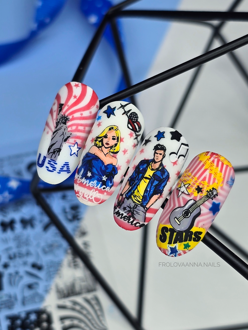 Stamping plate Enigmanic Stamping American Mood