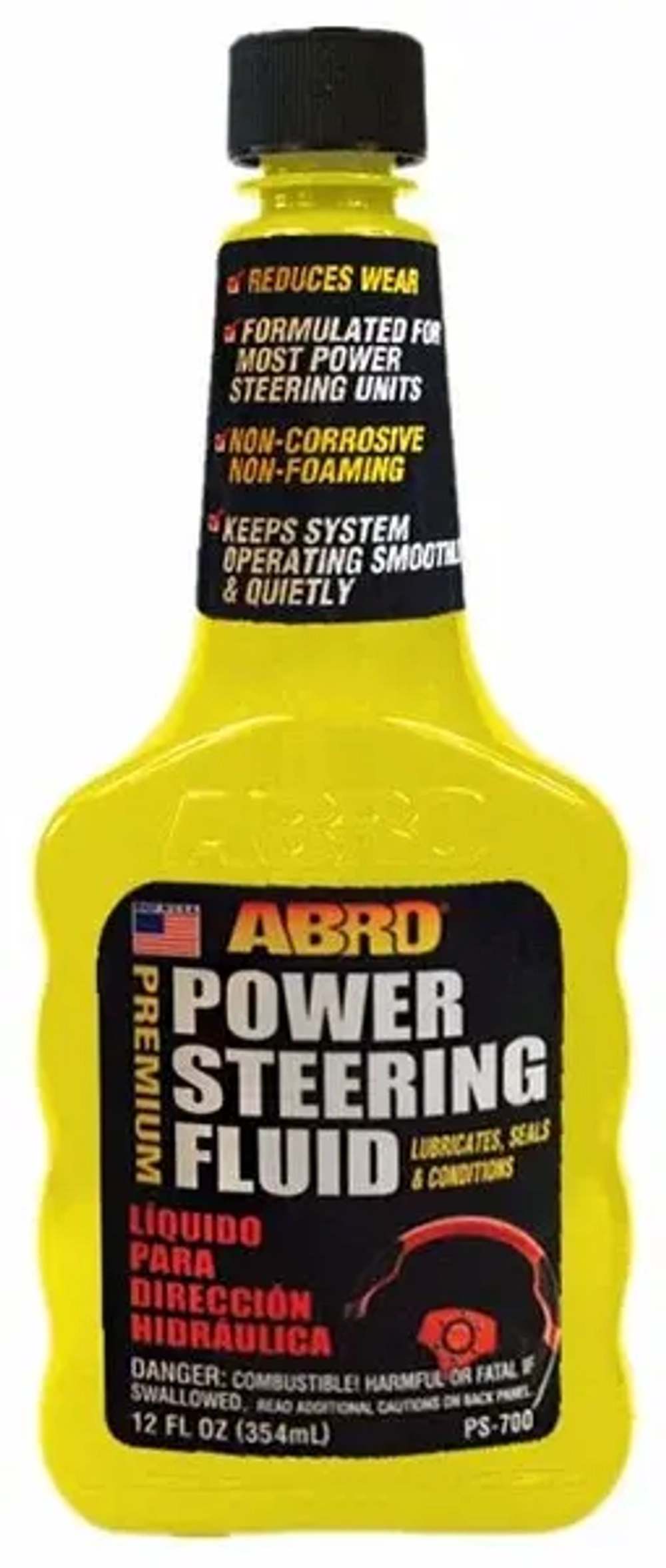 Жидкость гидроусилителя ABRO Hydraulic 354 мл PS700R