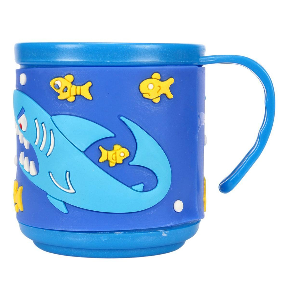 Кружка детская 8,5 см 10х8 см материал PVC, 6 видов микс, с-30948