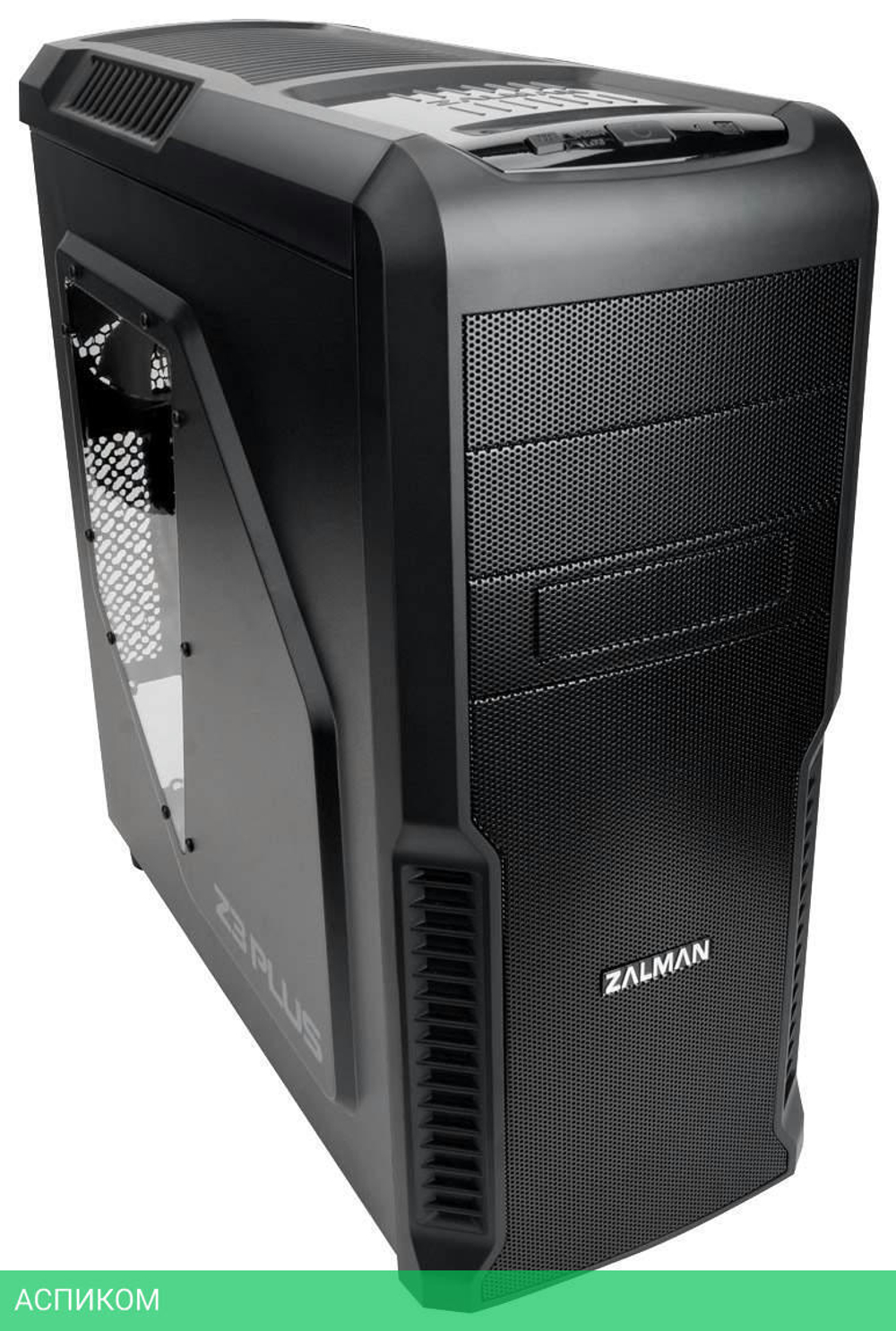 Корпус Zalman Z3 Plus ATX без БП Black