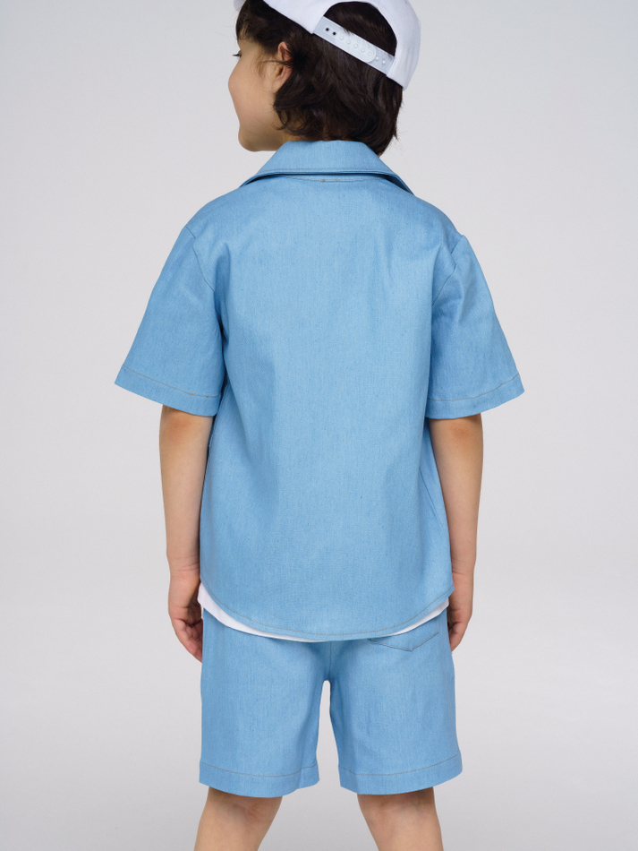 Костюм джинсовый с шортами