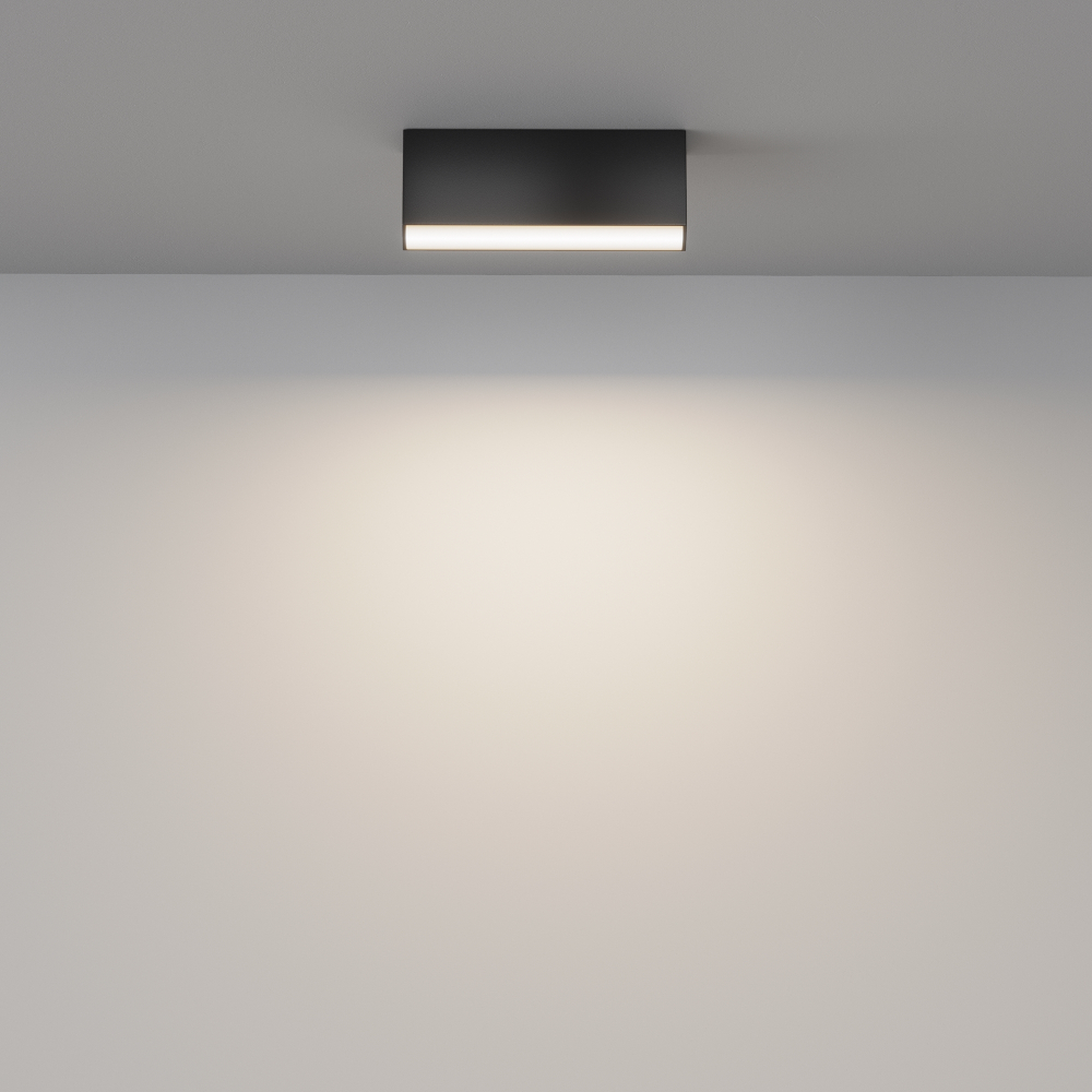 Накладной светодиодный светильник Maytoni Basis C068CL-12W3-6K-B