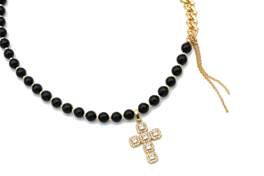 Колье Agata gold