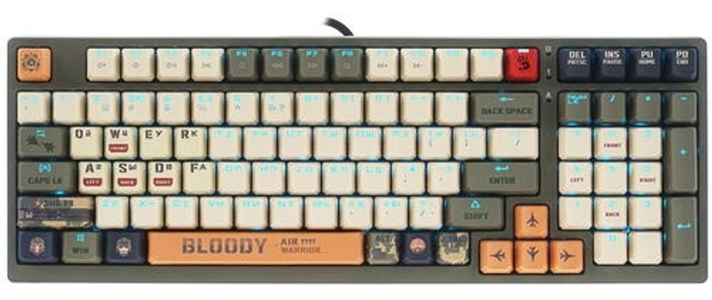 Клавиатура Bloody S98 Aviator черный