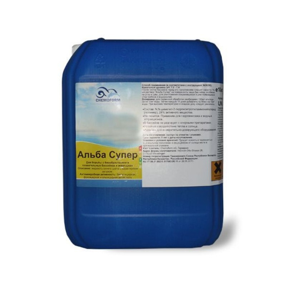 Альба супер альгицид непенящийся 28% 10л. Chemoform