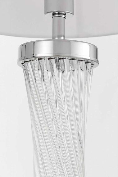 Настольная лампа Lumina Deco Villanova LDT 302 CHR+WT