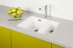 Мойка SCHOCK Soho 60 Plus (N-150) Cristadur 550x430 (подстольный монтаж)серебристый камень