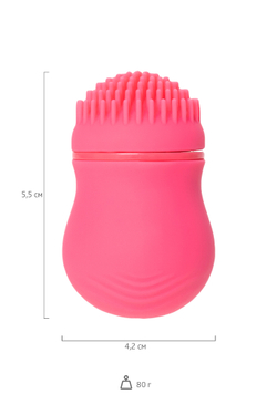 Стимулятор клитора PPP CURU-CURU BRUSH ROTER, ABS-пластик, розовый, 5,5 см