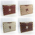 Пакет подарочный 55х40х20см "Горошек" (Микс)