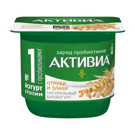 Биойогурт Активиа Злаки 120 гр