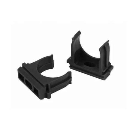 Крепеж для гофротрубы с протяжкой ЭРА d25мм черный (10шт)