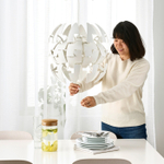 Люстра IKEA PS 2014 (ПС 2014), Белый, 35 см