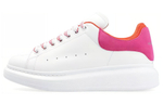 Alexander McQueen Oversized Low Top Sneakers "White Rose Pink" Women"s