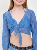 купальник раздельный 3 в 1 спортивный с топом парео