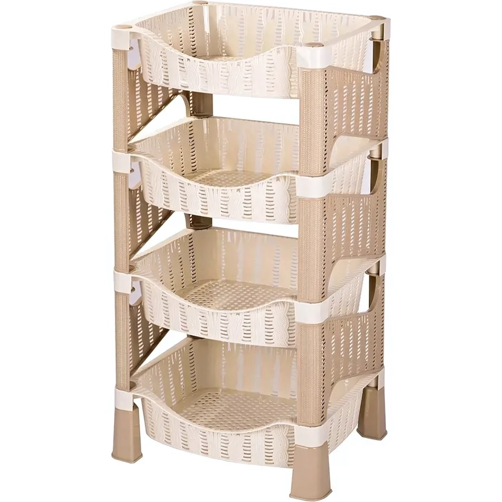 Этажерка универсальная Плетёнка 4-х секционная