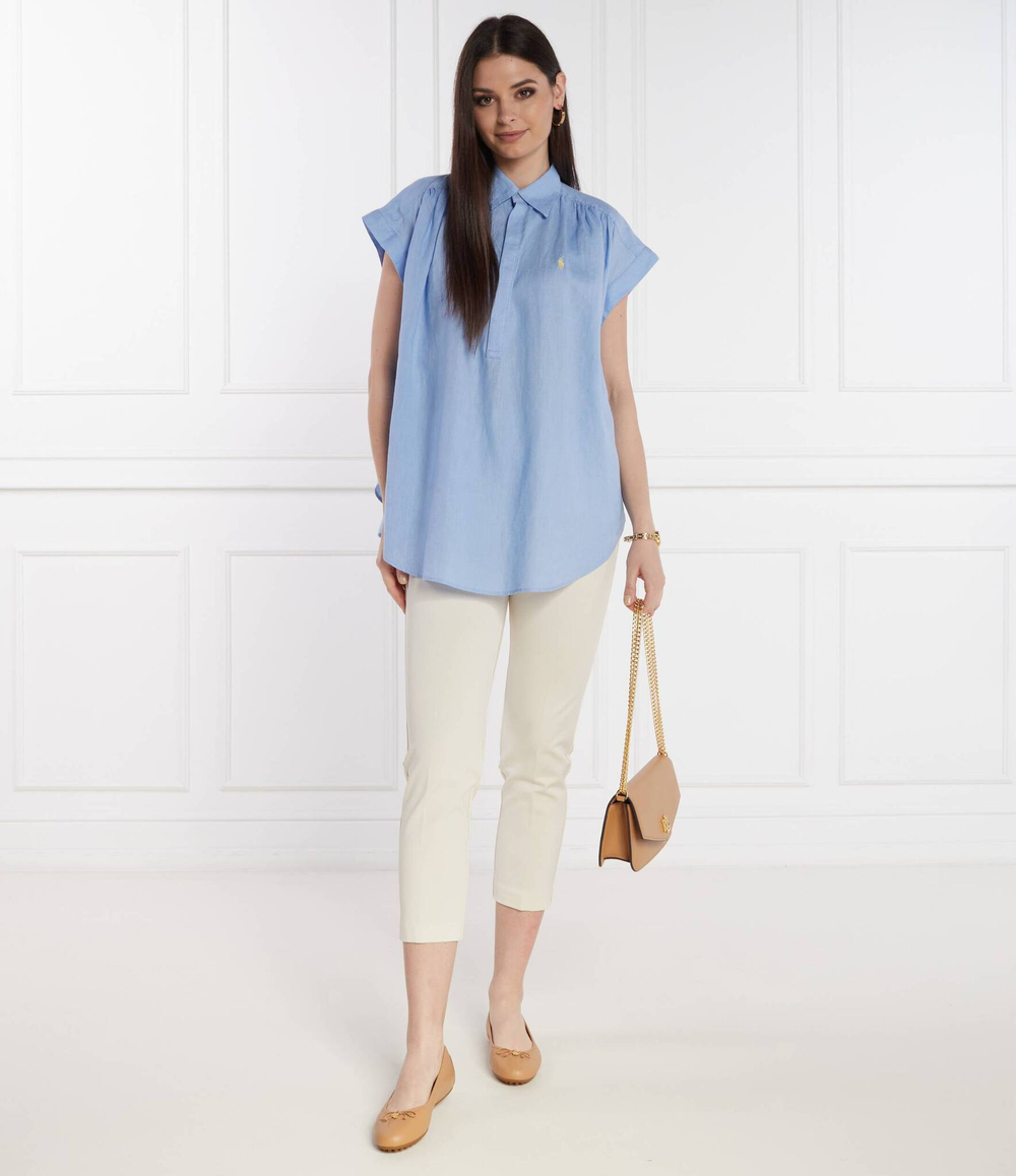 Кожаные балетки LAUREN RALPH LAUREN - коричневый(802927941)