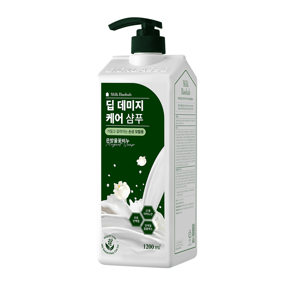 Deep Damage Care Shampoo Lily of the Valley Soap, 1200 мл.