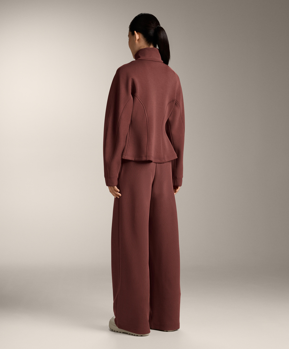 Oysho Куртка приталенная из модала Brushed, линялый махагон