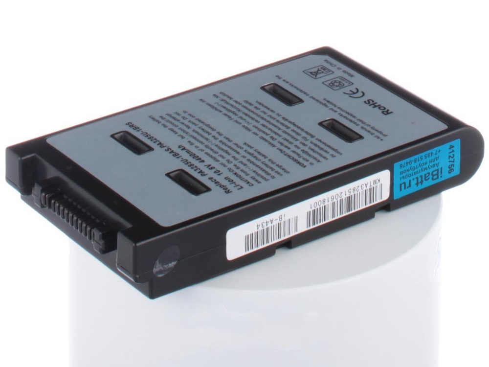 Аккумулятор iBatt 4400mAh, для PA3285U-3BRS PA3285U-1BAS PA3284U-1BRS PA3285U-1BRS PABAS073
