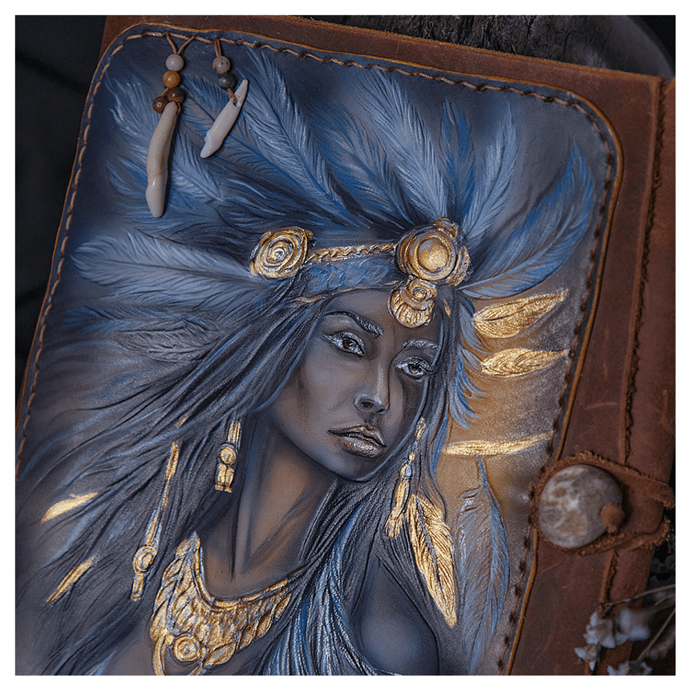 Кожаный ежедневник «Шаманка»