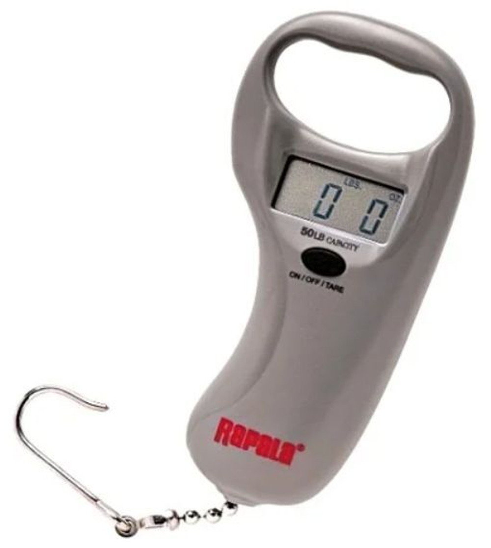 Весы рыболовные электронные Rapala Digital Scale RSDS-50, max нагрузка 25 кг