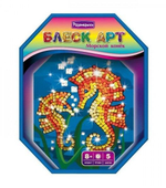 Картина из пайеток 3D Блеск арт "Морской конёк" (Развивашки)