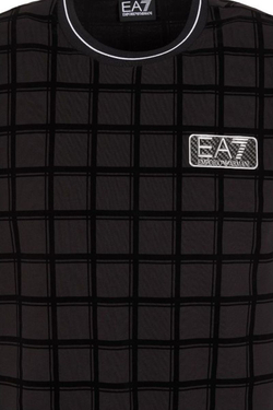 Теннисная футболка EA7 Man Jersey T-Shirt - Black