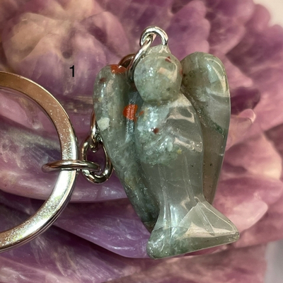 46794 Яшма Брелок Ангел фигурка 25мм