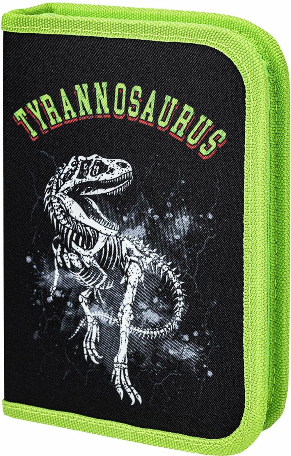 Пенал BRAUBERG, 1 отделение, полиэстер, 21х14 см, "Tyrannosaurus", 271531